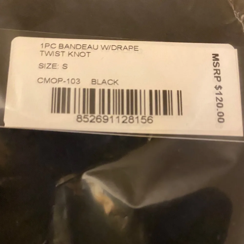 NWT Catherine Malandrino Draped One-Piece Swimsuit. Size S - Image 3