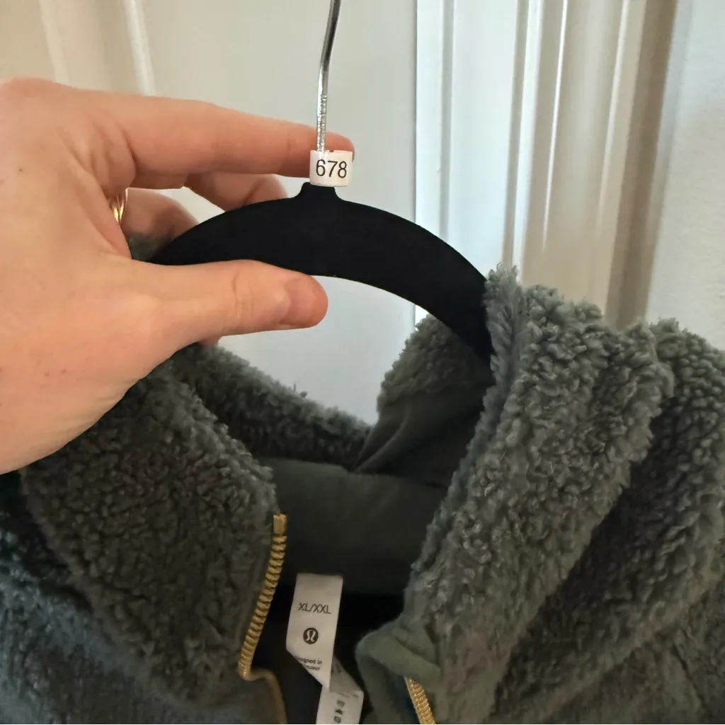 Lululemon Sherpa Fleece Half Zip Hoodie | Oversized | XL/XXL - Image 5