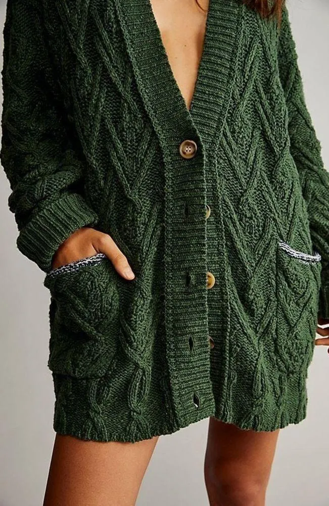 Free people Montana Cable Cardigan - Image 2