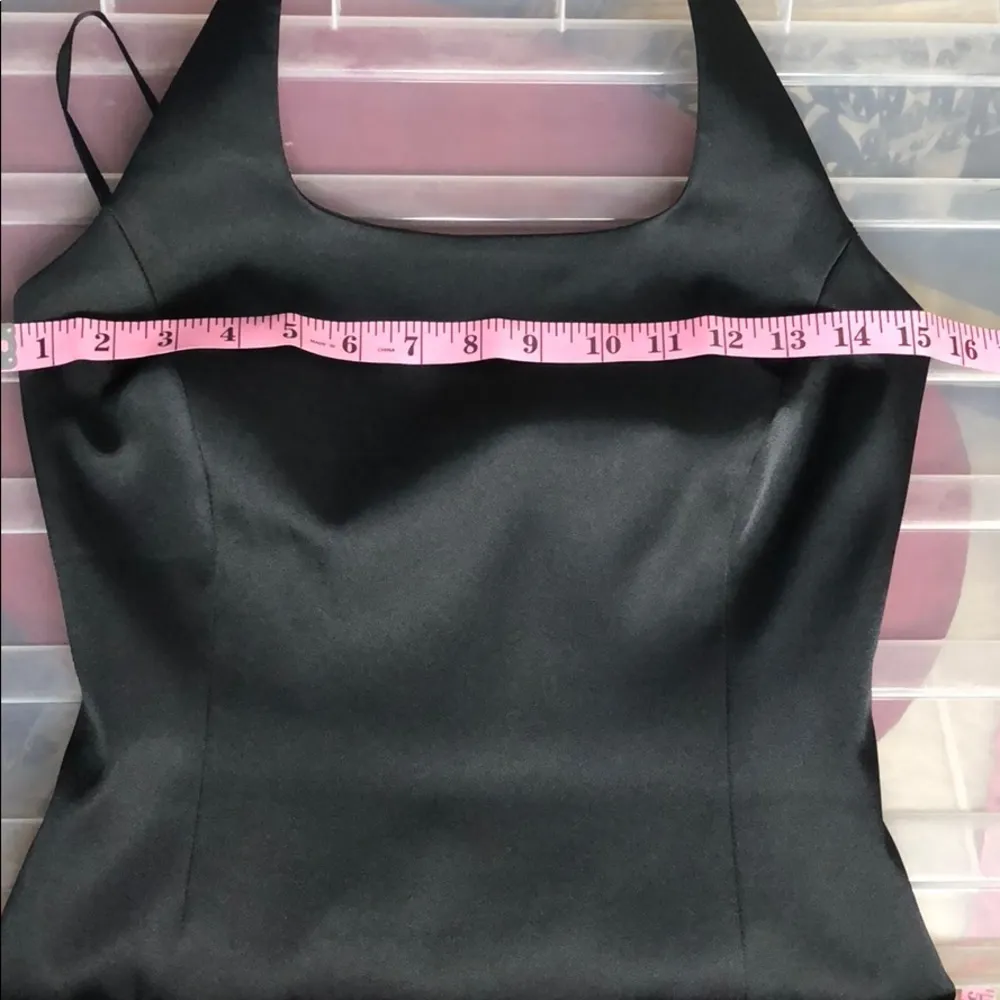 Y2K Vintage 90s Black Spandex Cache' Mini Bandage Prom Party Wiggle Dress Sz 6 - Image 5