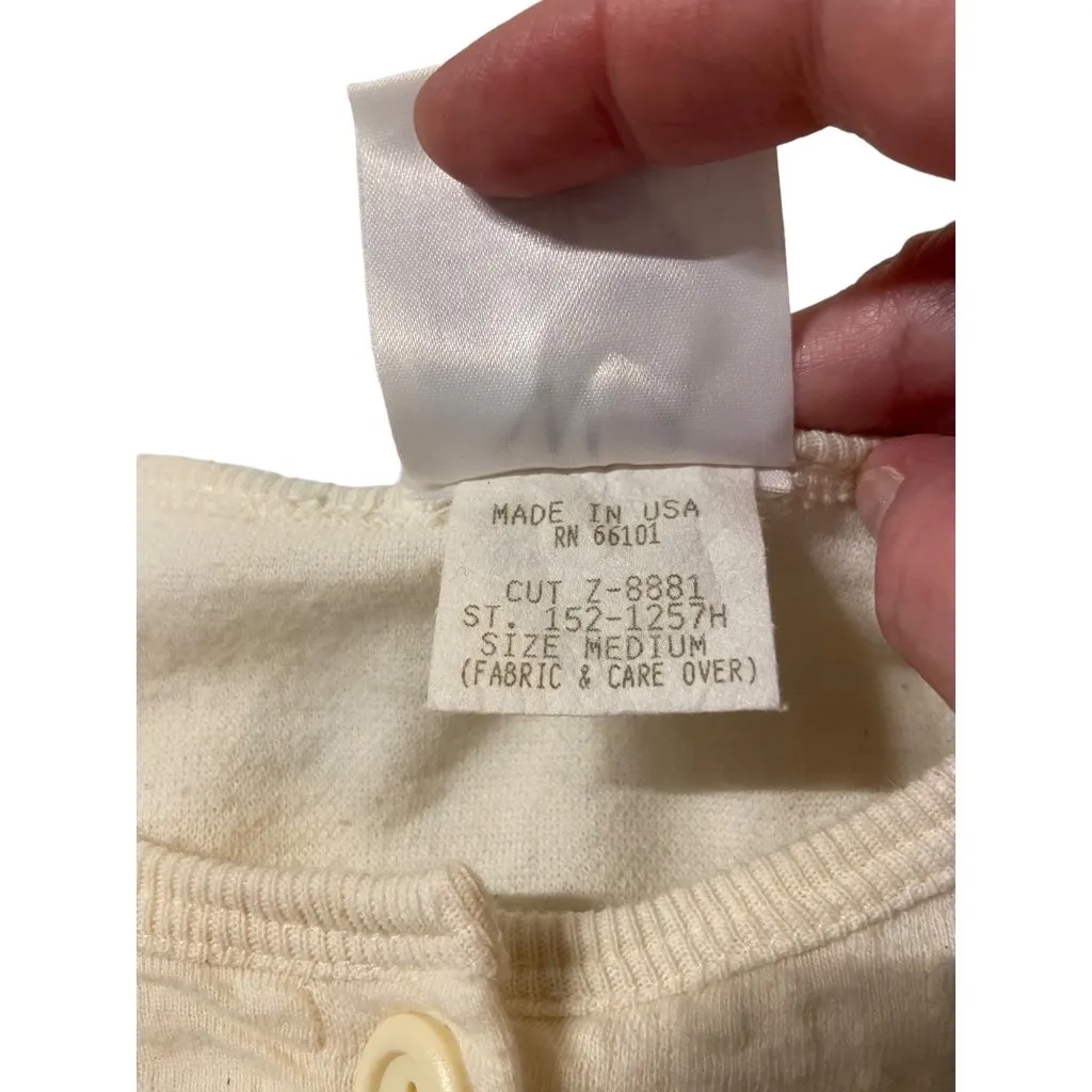 Harvey Celler Jumpsuit Cream Size M Vintage Size M - Image 4