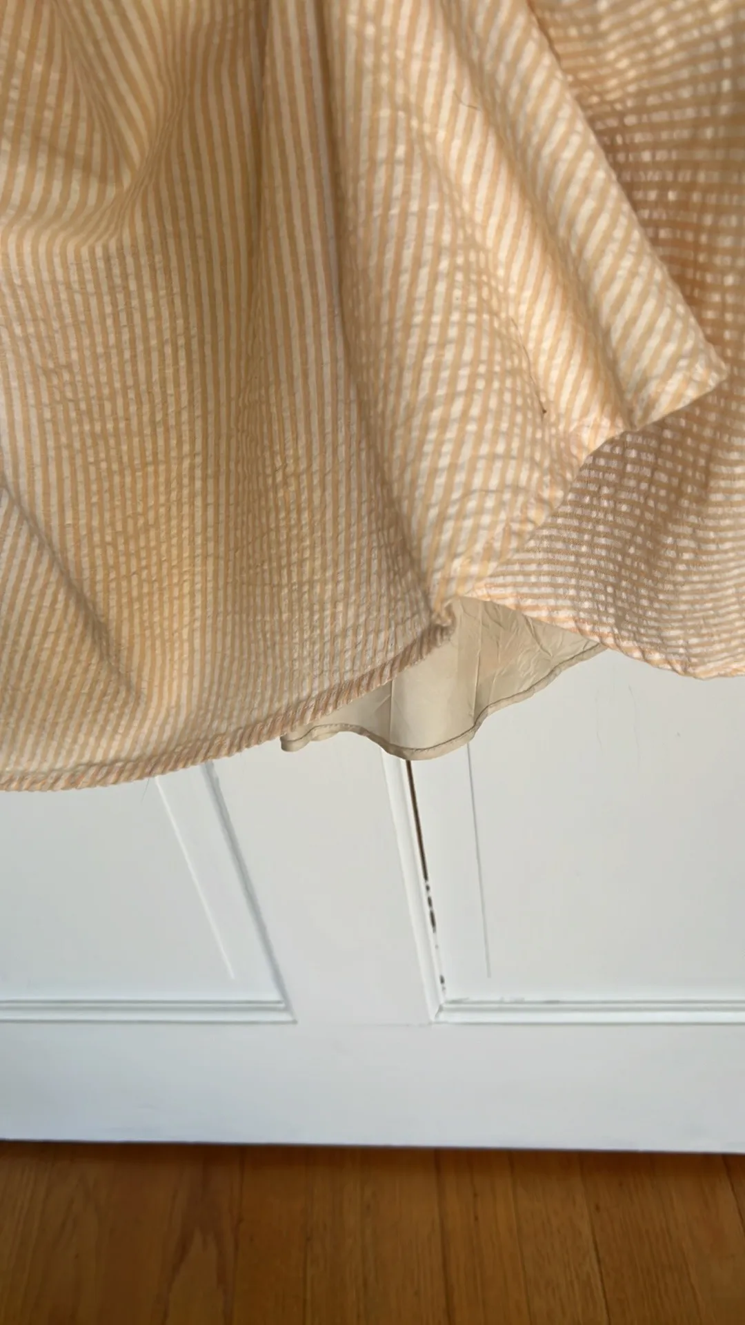 Yellow Seersucker Halter Dress - Image 4