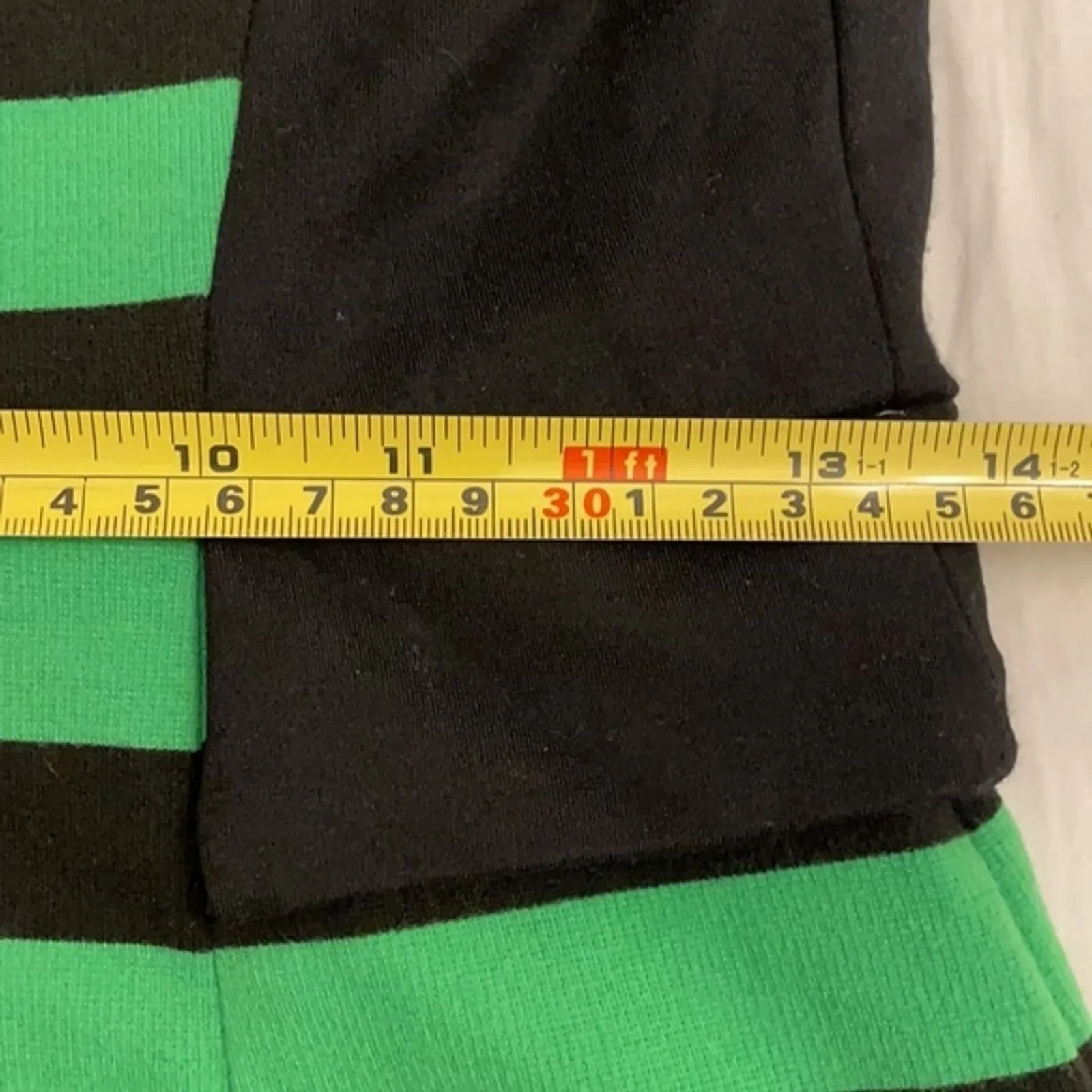 Vince Camuto Shift Dress Womens Size 6 Green Black Striped Sleeveless - Image 7