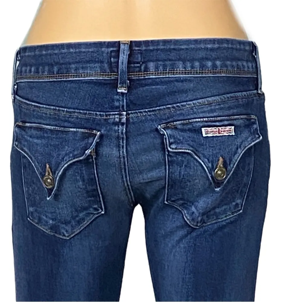 HUDSON Collin Mid-Rise Skinny Jeans with stretch in color-Obsess Size 26 EUC - Image 8