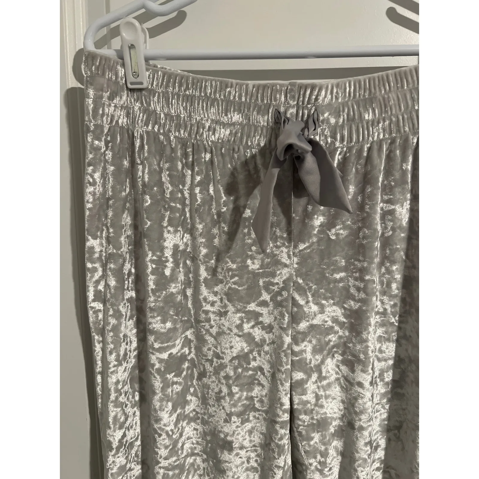 Victoria’s Secret Crushed Velvet Joggers – Size L - Image 2