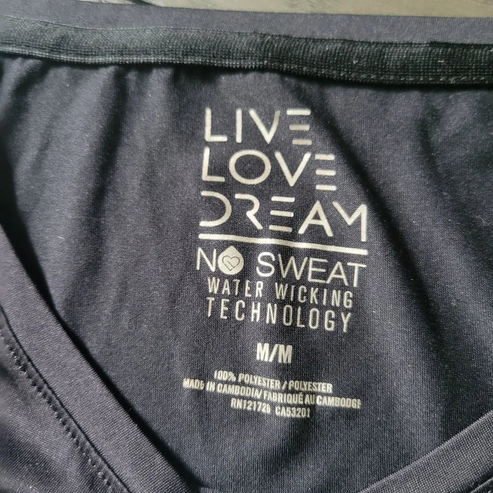 Live Love Dream "Winning Speaks life than words" Athletic T-Shirt - Image 2