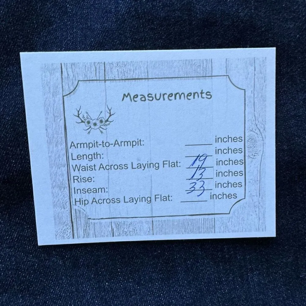 St John’s Bay Dark Blue Straight Leg  High Rise Tall Long Denim SZ 16WL #2047 - Image 8