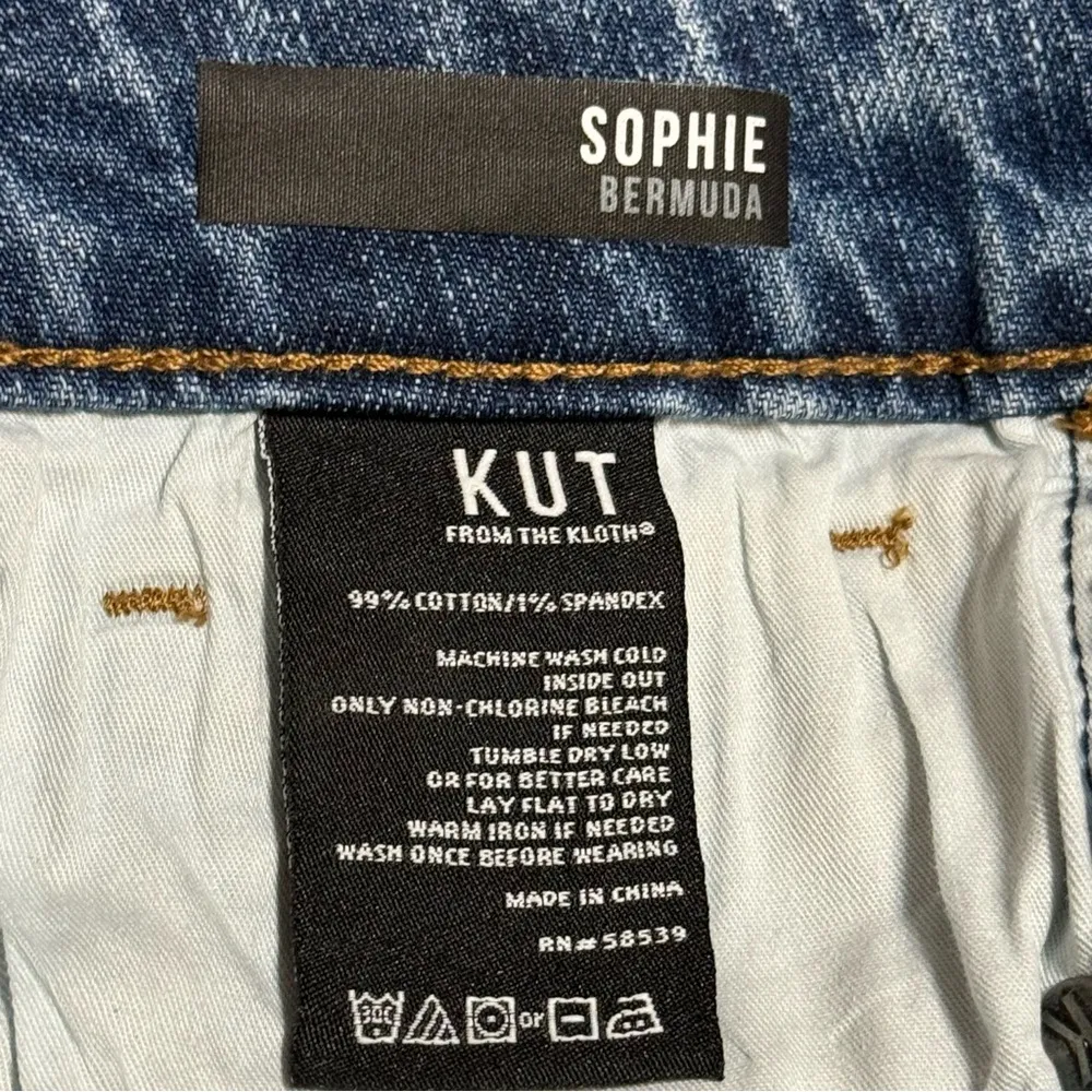 Kut From The Cloth Sophie Denim Bermuda Shorts - Image 12