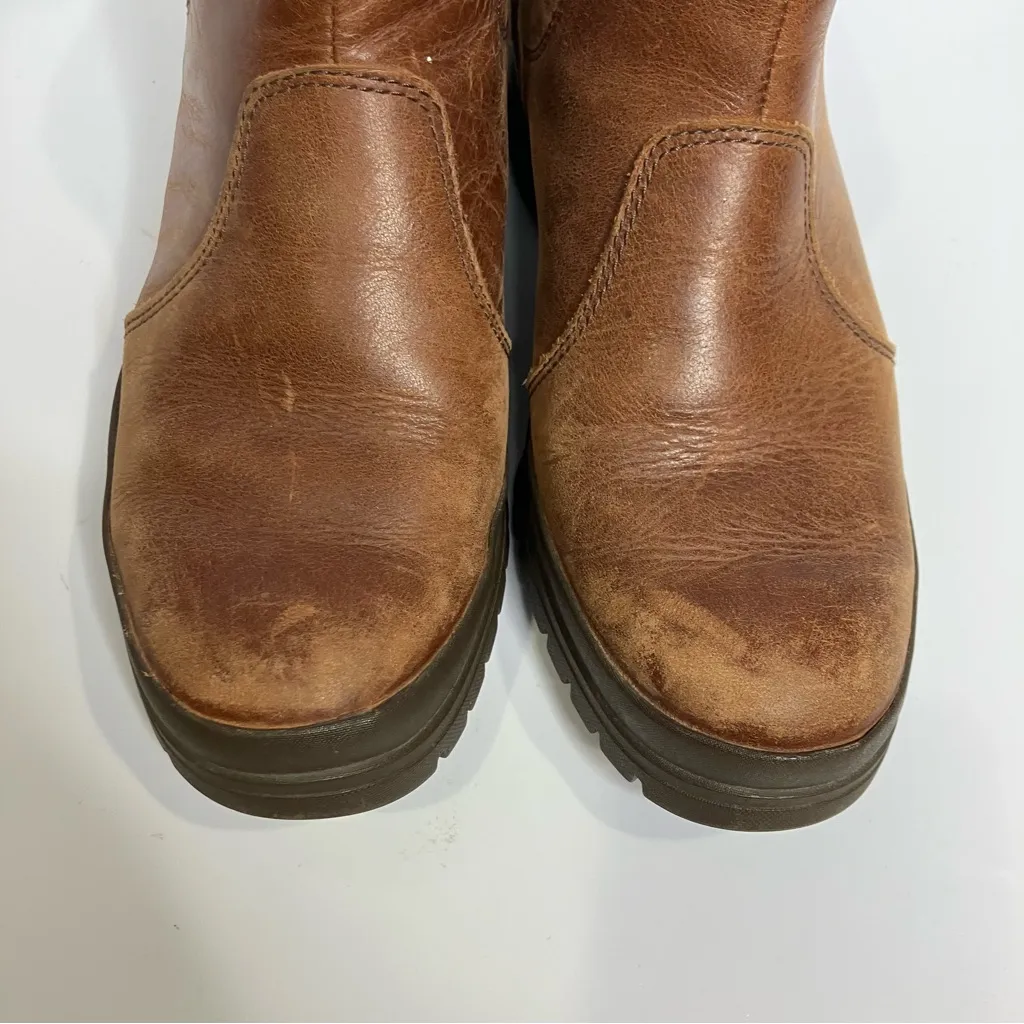 Merrell city leaf Chelsea boots brown leather women’s size 7‎ casual neutral - Image 4