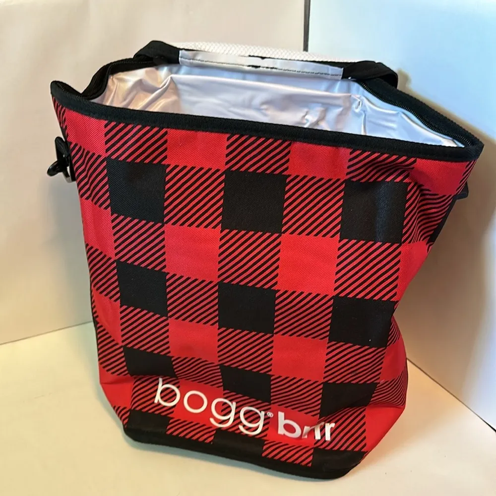 Bogg BRR And A Half Buffalo Plaid Cooler Insert Red - Image 2