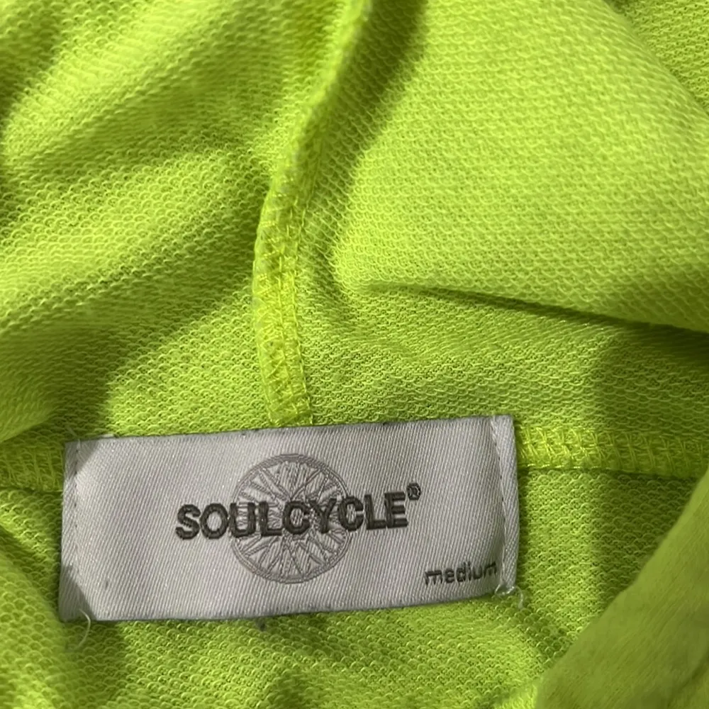 Soul Cycle neon yellow sweatshirt. - Image 6
