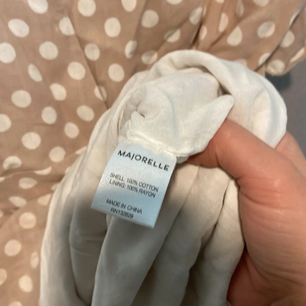 Majorelle Portia polka dot wrap dress - Image 5