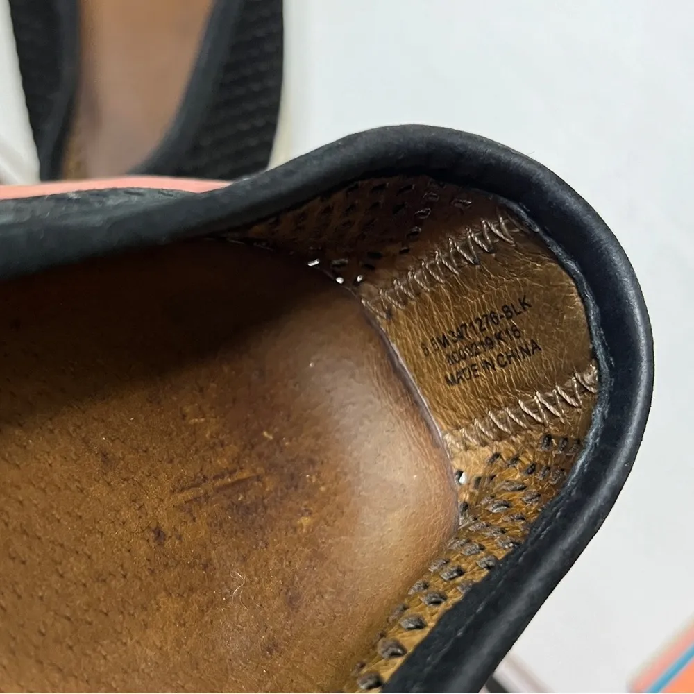 Frye Womens Camille Laser Cut Perforated Black Leather‎ Slip On Sz 6.5 - Image 10