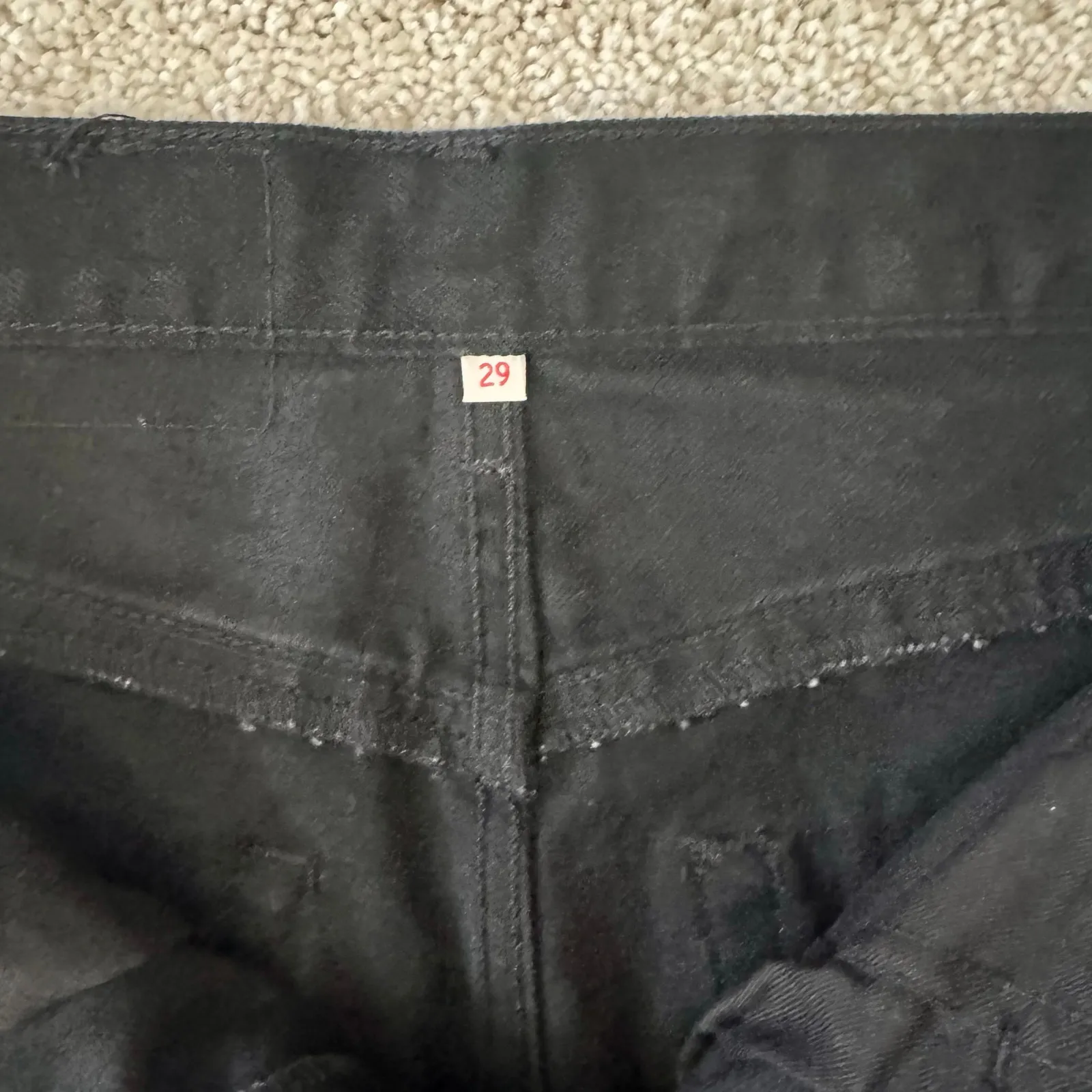 Levi's x McLaren Speed Baggy Jeans Black Formula 1 Racing Womens Sz 29 - Image 13