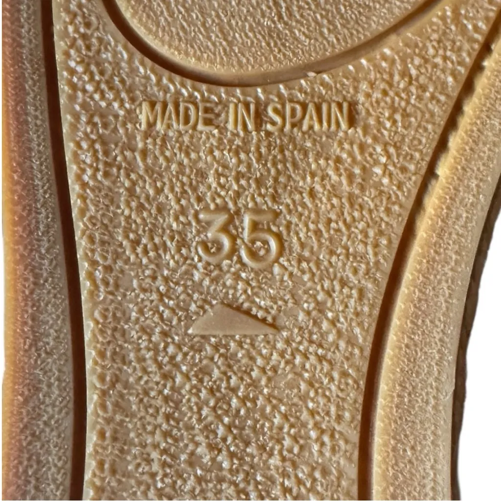 Toni Pons Origens Espadrilles Woven Leather Flats Women's Size 5 Black - Image 7