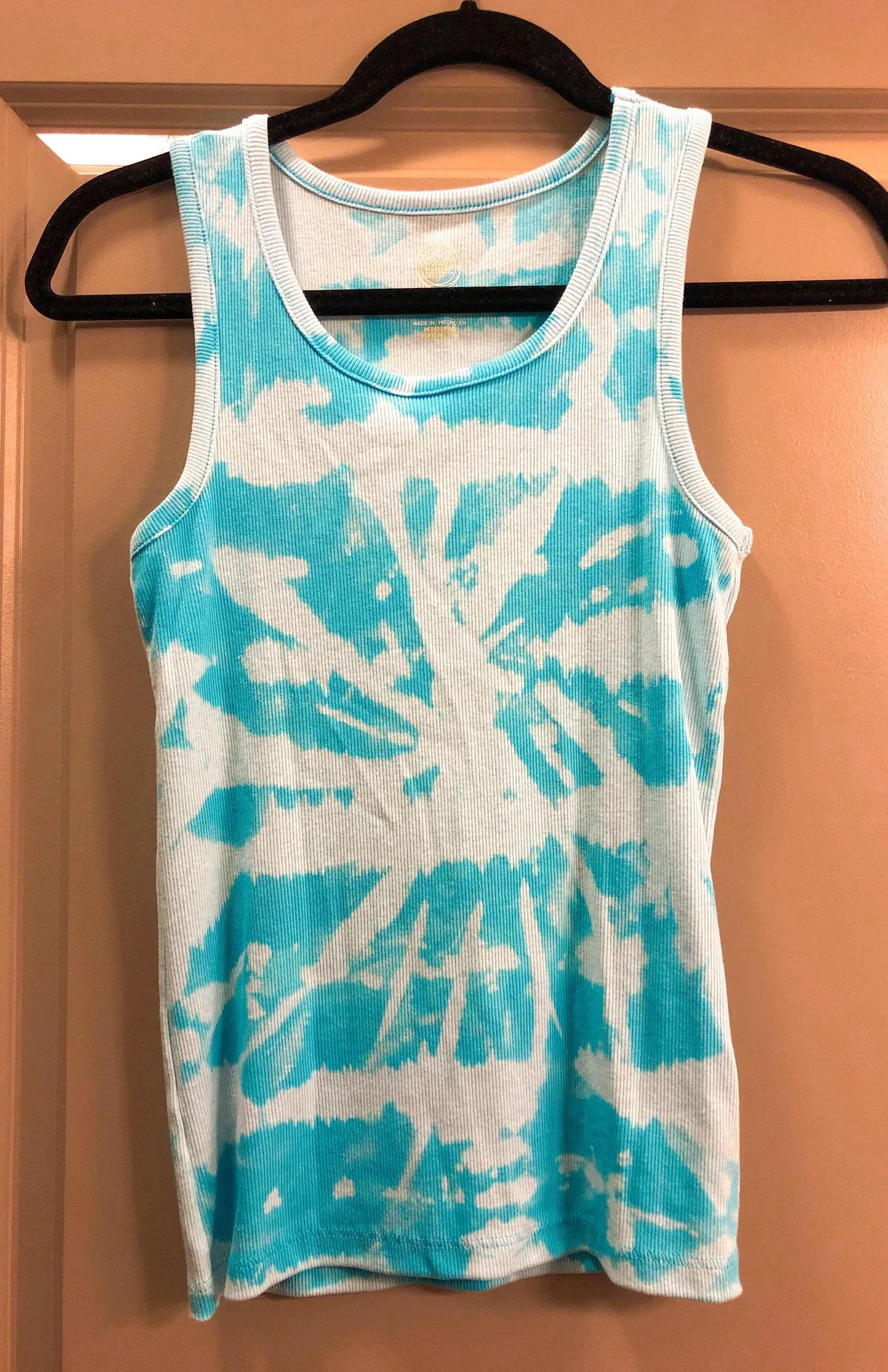 Blue Tie Dye Tank - Image 2