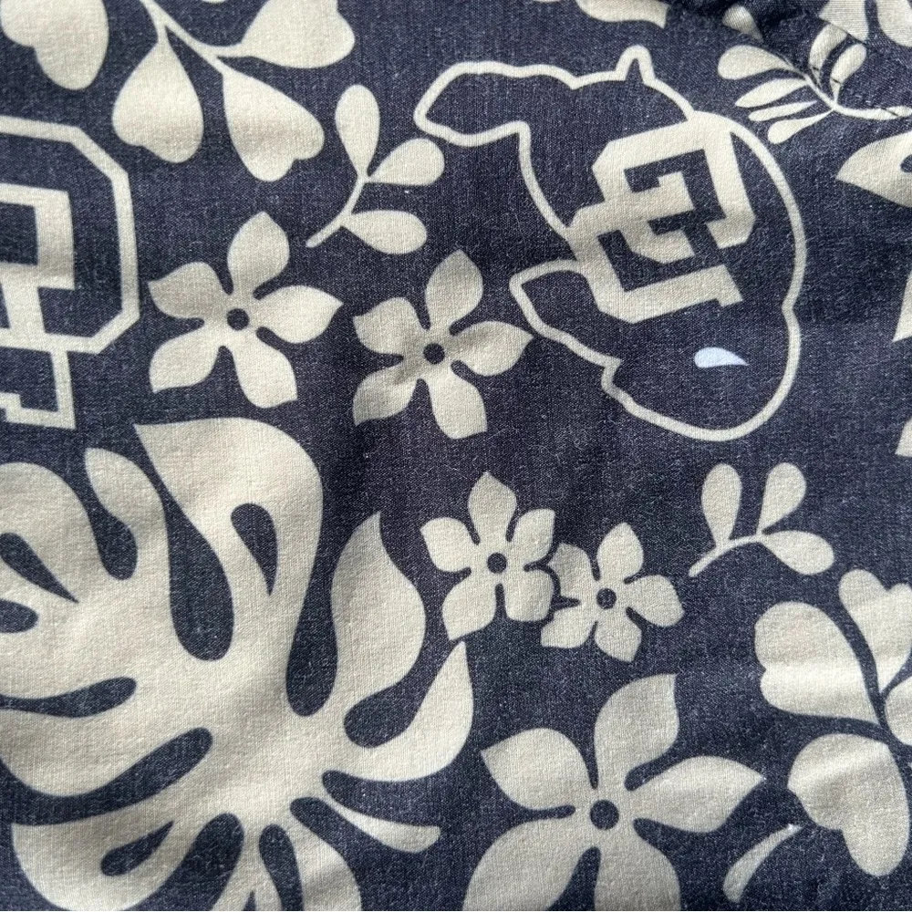 Shinesty University of Colorado Hawaiian shirt Medium Gold - Image 6