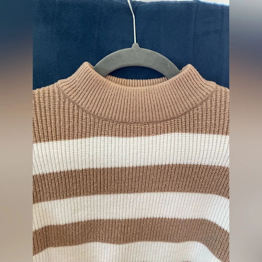 Sincerely Jules Cropped oversize Sweater size medium Pink - Image 11