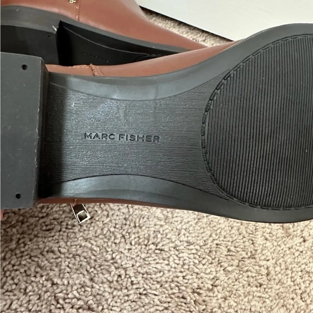 Marc Fisher Brown Geri Ankle Booties sz 11 NEW - Image 7