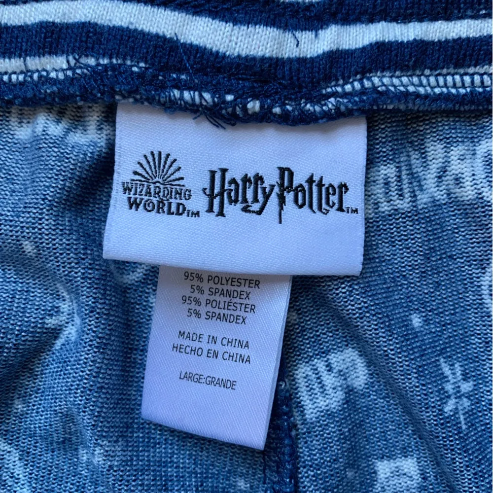 Wizarding World of Harry Potter Dark Blue Pajama Pants L Size L - Image 2