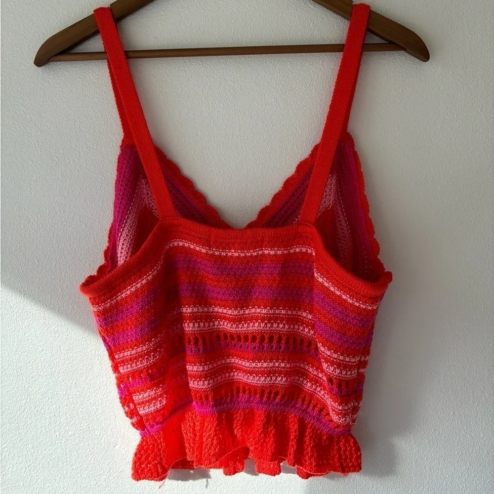 Crochet Peplum Top, XL - Image 6