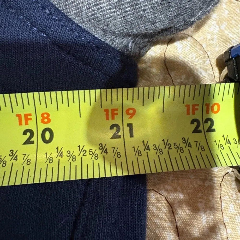 West Virginia Navy and Gray Hoodie women’s size Large could be unisex - Image 9