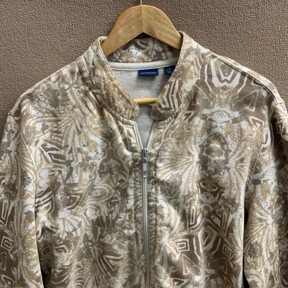 B17-Women's Westbound Jacket, Size L, Beige VTG Y2K - Image 2