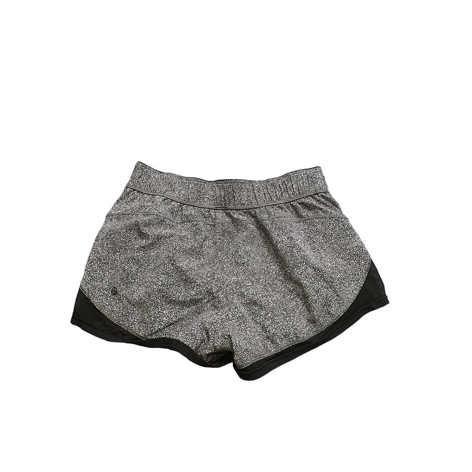 Womens Lululemon Two With One Short‎ Black Gray (Reversible 3") size 4 Active - Image 7