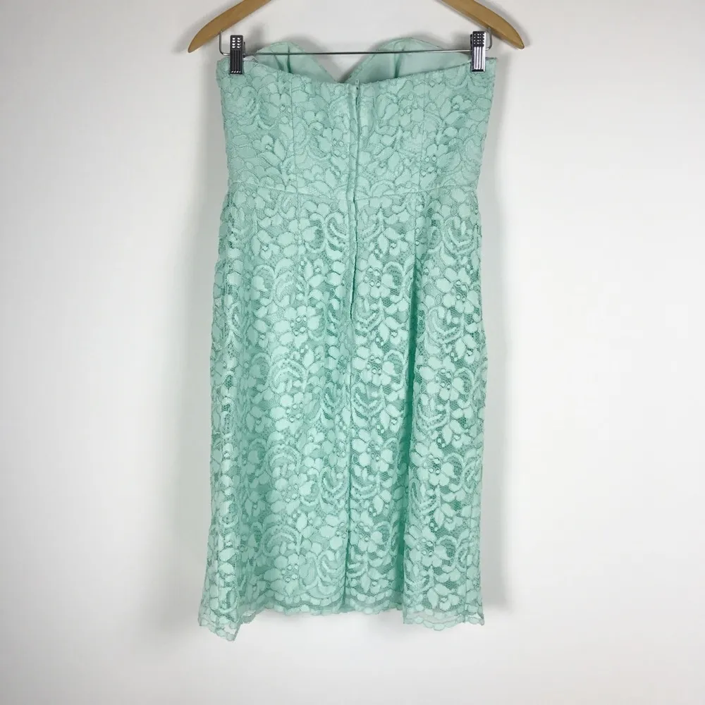 David's bridal lace mint short dress - Image 4
