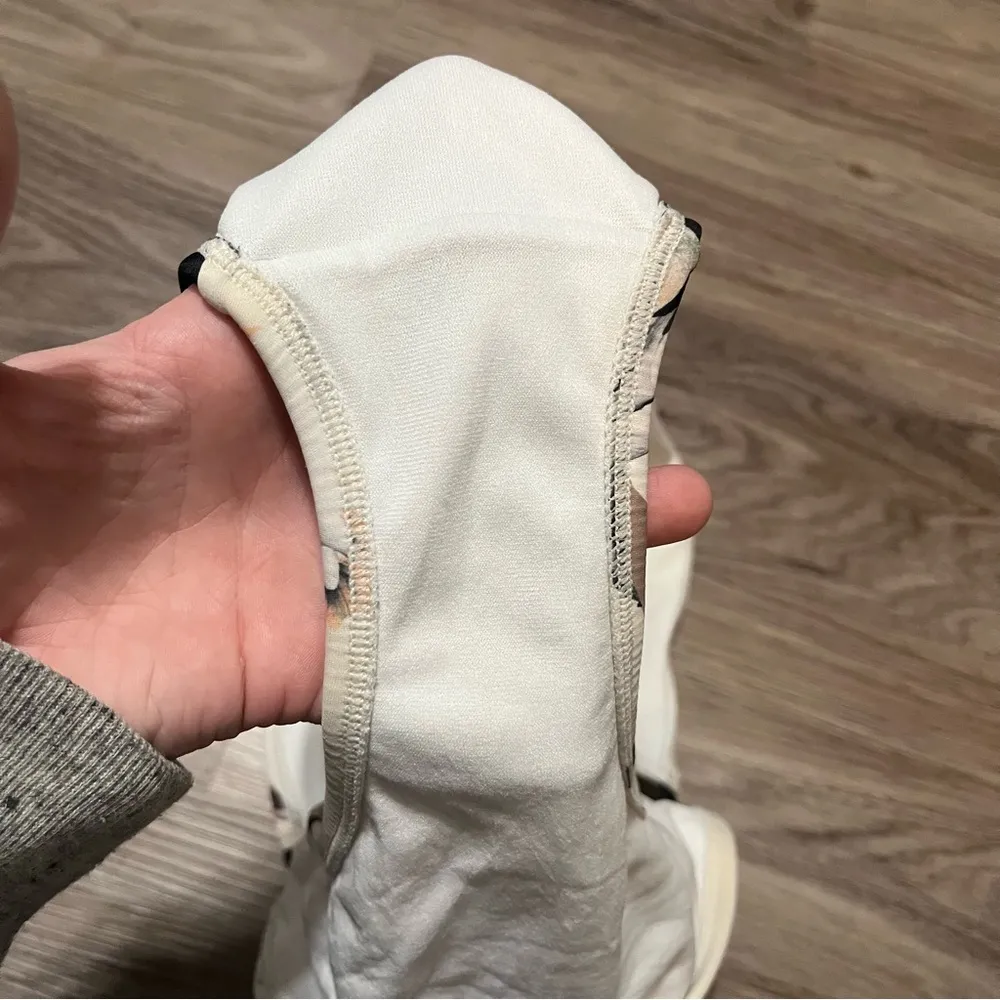 Athleta Floral Beige Grey Swim Suit Bottom; XL Women’s - Image 5