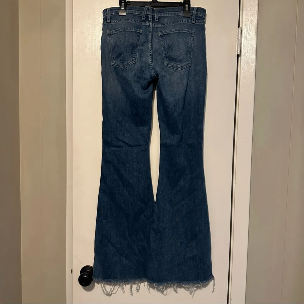 McGuire Majorelle Flare jeans Oceana distressed raw hem size 28 - Image 5