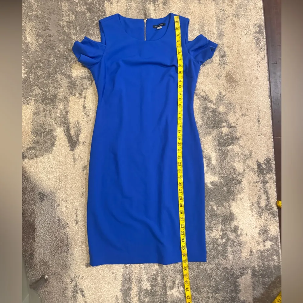 Women’s Tommy Hilfiger Blue Off-Shoulder Dress - Image 7
