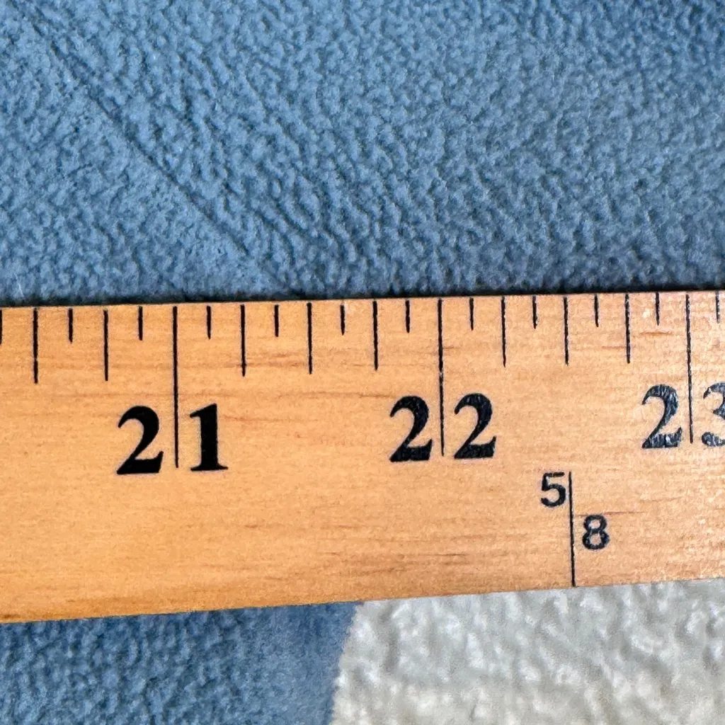 LL Bean Teal Blue Fleece Chore Coat Jacket Womens M Fall Casual Workout Barncoat Size M - Image 3