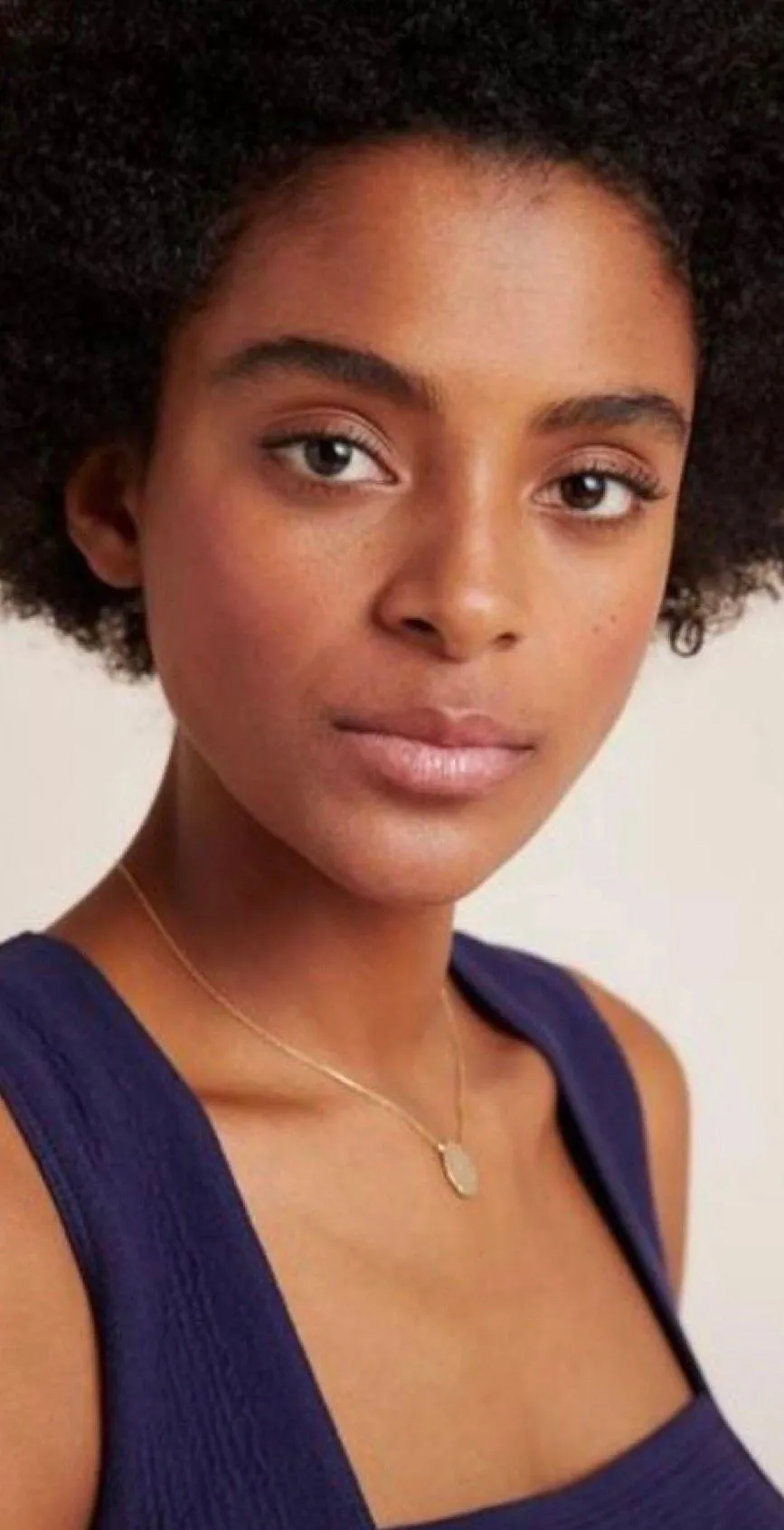 NWT $68  Maeve Navy Stephie Cross Back Top MP - Image 3