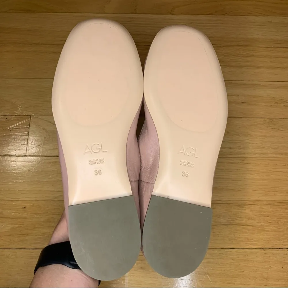 AGL Iris Leather Ballet Flats - Image 8