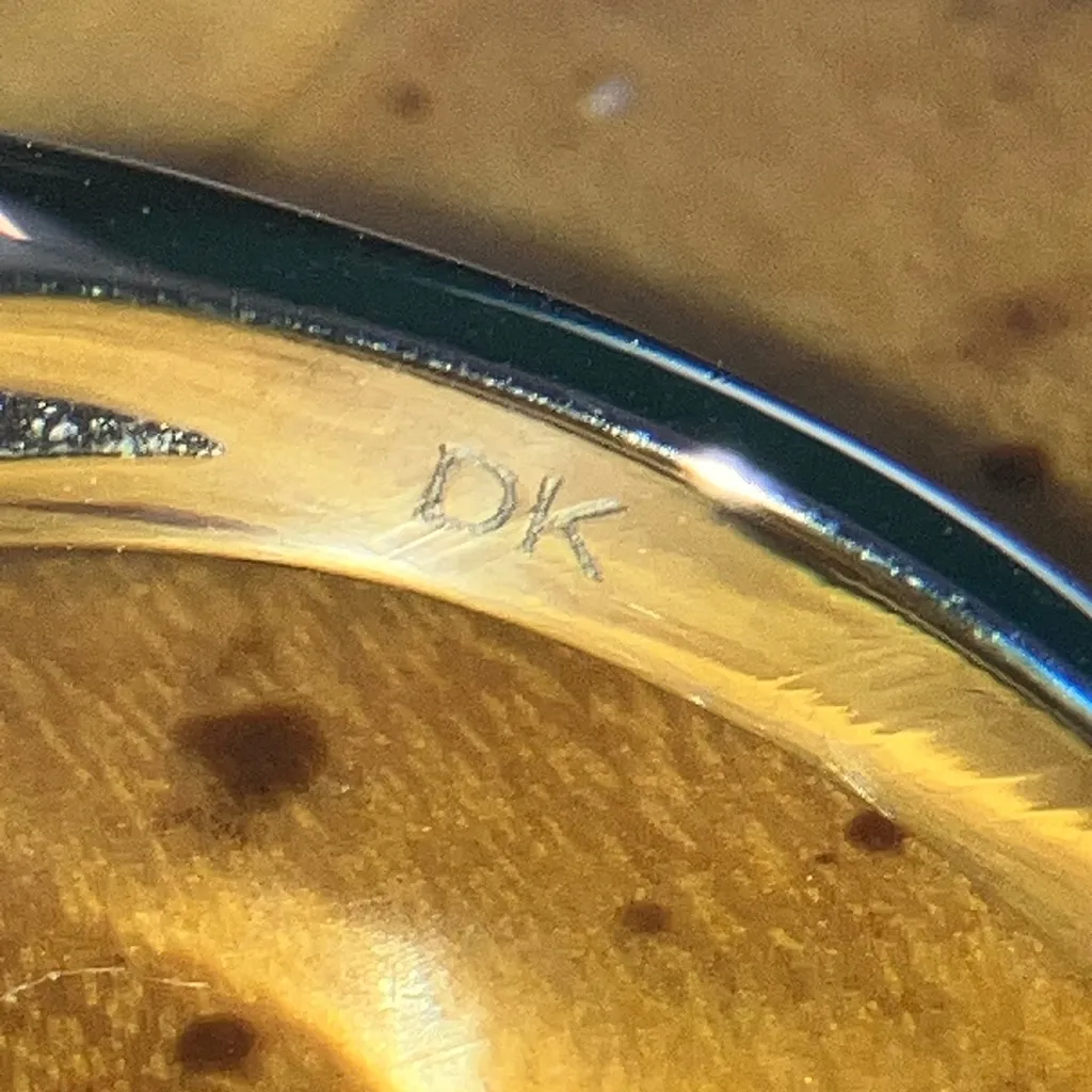 Natural Rainbow Moonstone London Blue Topaz Sterling Silver Ring Size 6.75 - Image 7