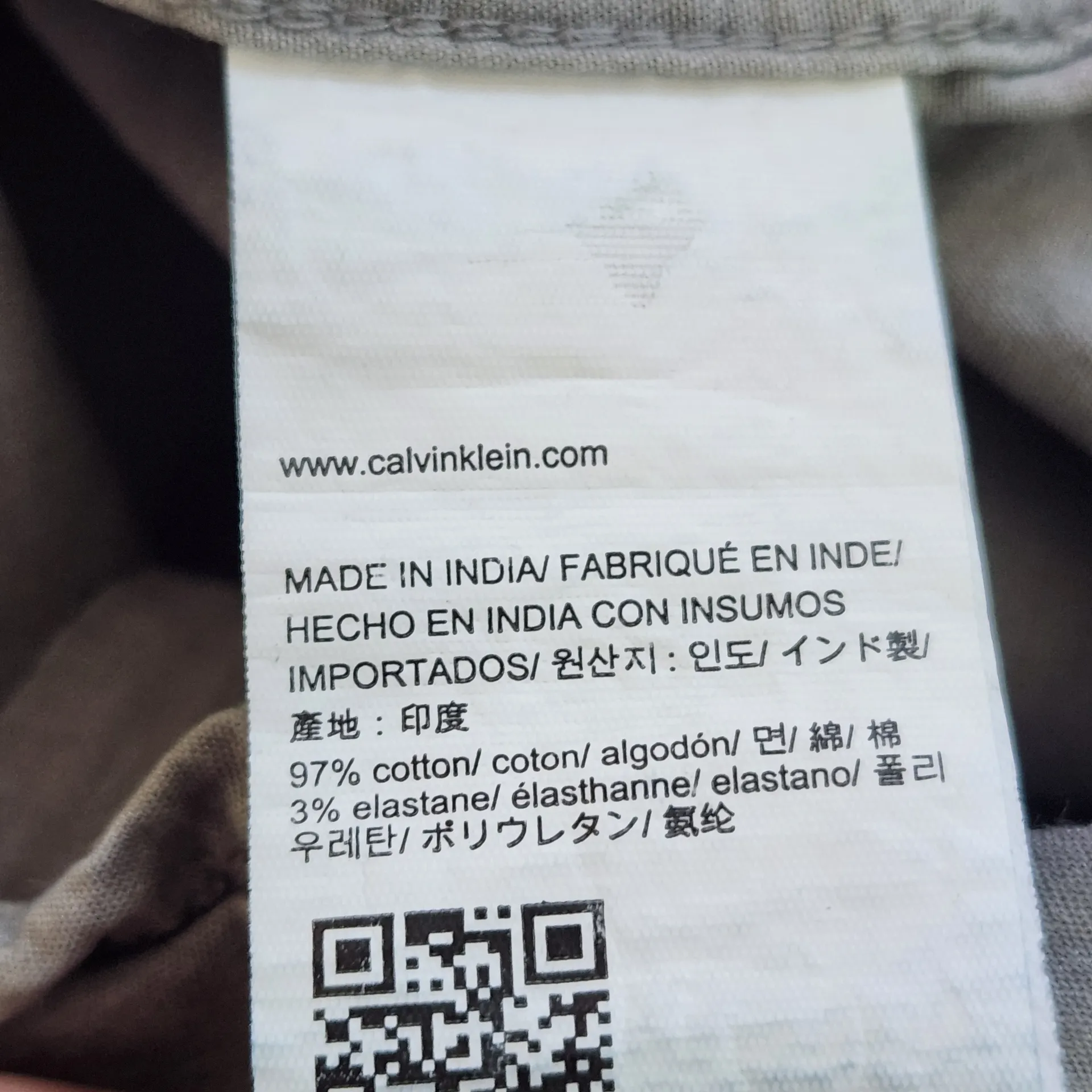 Calvin Klein Distressed Gray Snap-Up Shirt Size XXL Gray Western Style Shirt - Image 7