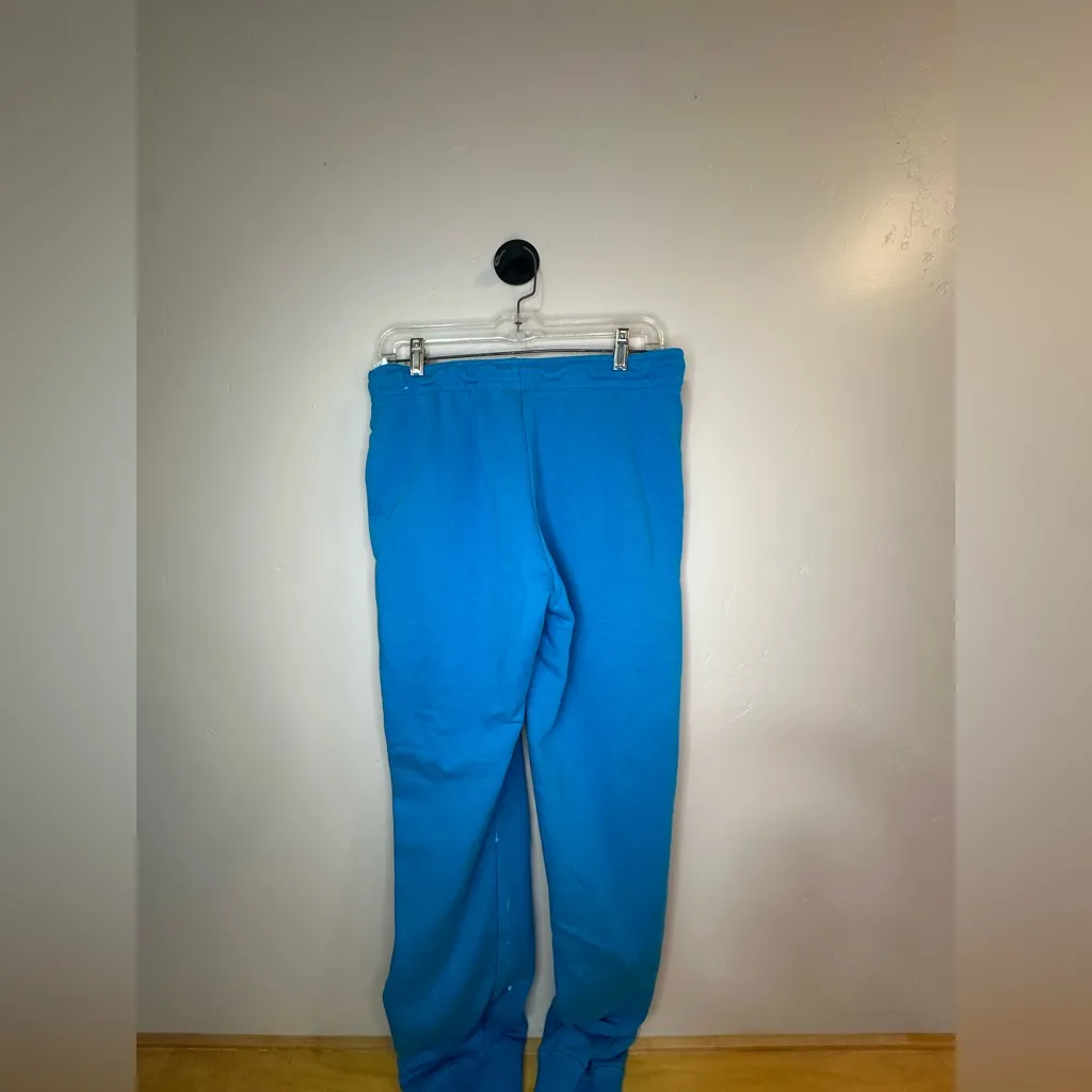 Nike Blue Sweatpants Fleece Joggers - Image 3