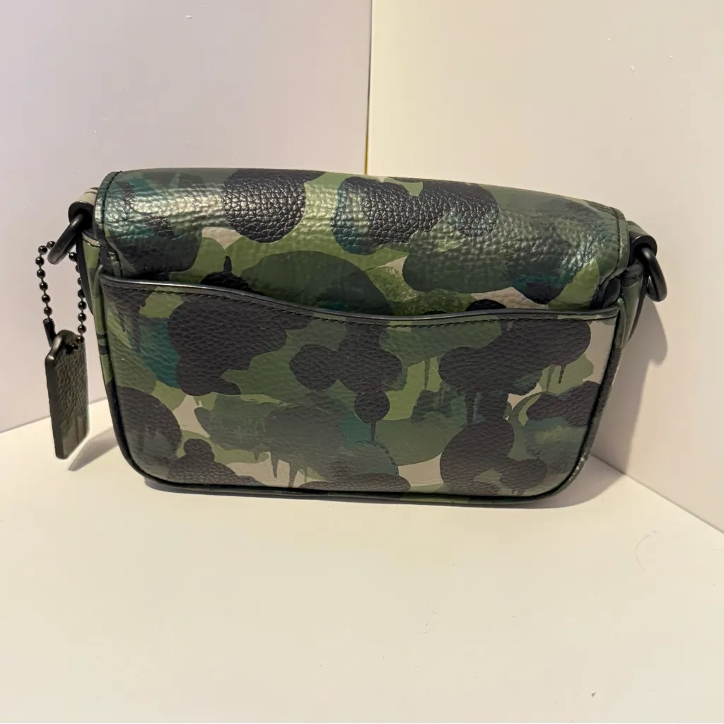 Coach Green/Black Camo Soft Tabby 18 Crossbody Bag CC104 NWOT - Rare and HTF! - Image 7
