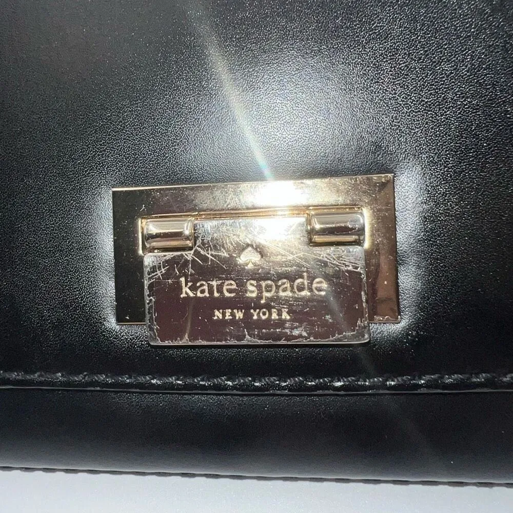 Kate Spade Harwood Place Fiona Leather Square Crossbody Bag - Image 4