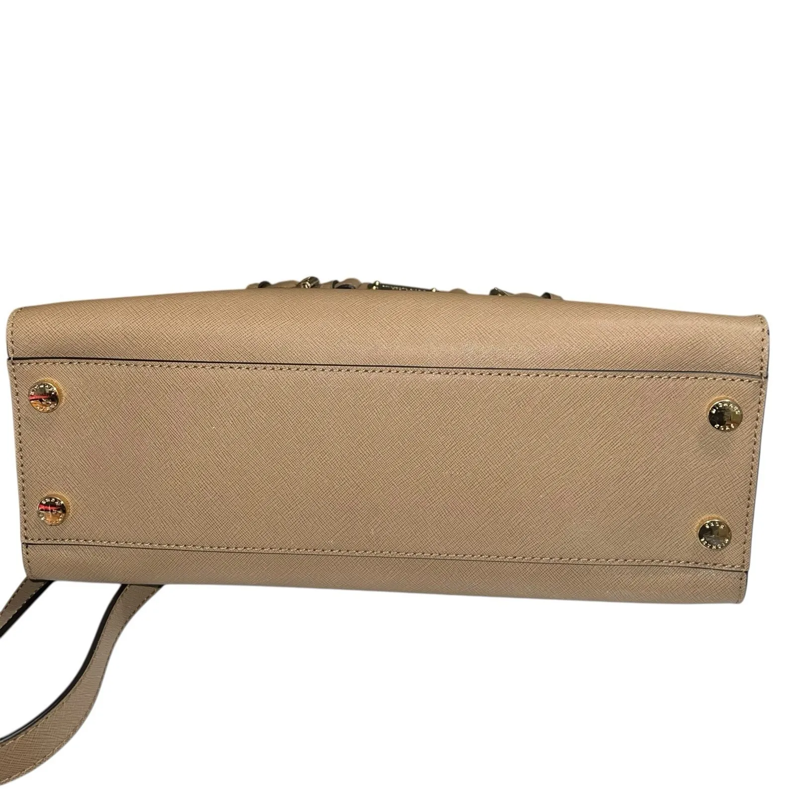 Michael Kors Saffiano Leather Hamilton East West Dark Khaki Satchel Shoulder bag - Image 5