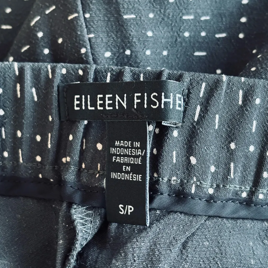 Eileen fisher viscose Stretch Comfortable Ankle Pant With Pockets Size Small - Image 6