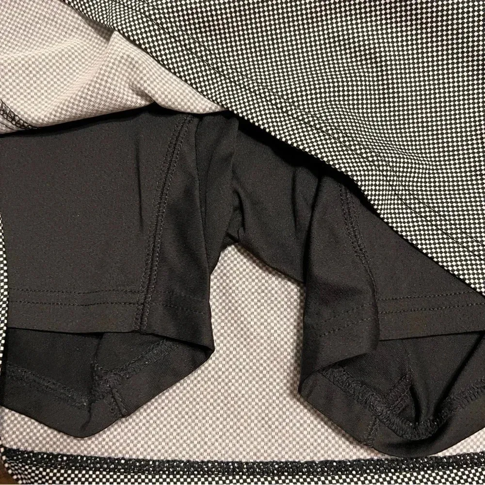 Jofit Skirt Skor Tennis Athletic Plaid Checkered Size Small Black S - Image 6