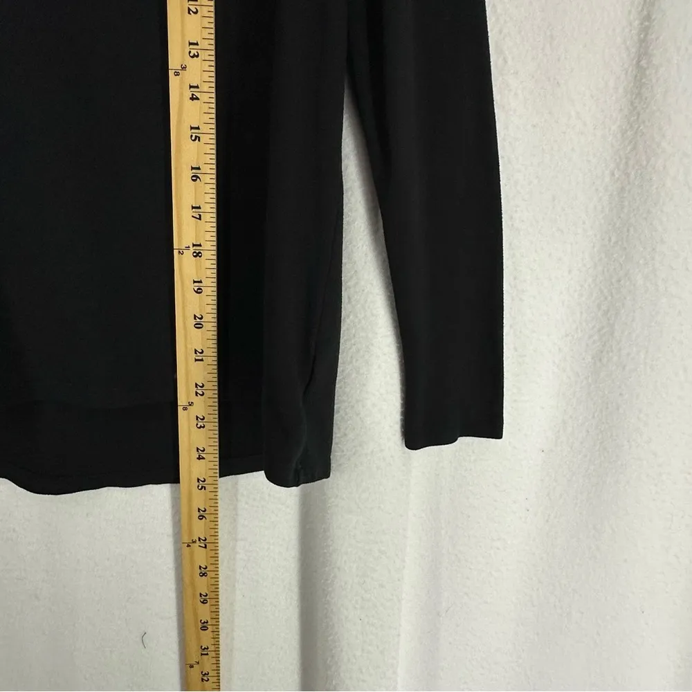 American Eagle Soft and Sexy Plush V Neck Long Sleeve Shirt Womens Small Black - Image 5