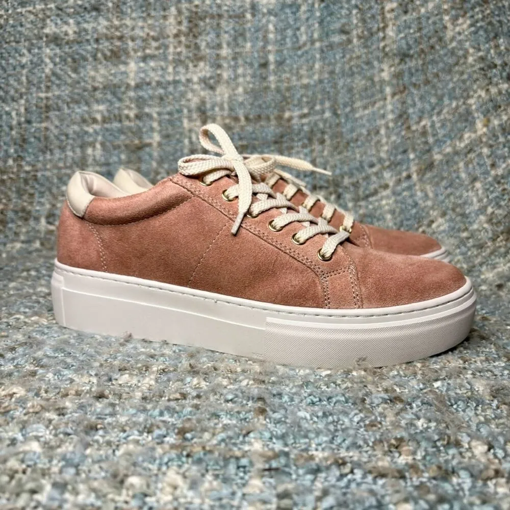 Vagabond Shoemakers Zoe Suede Platform Sneaker in Dusty Pink - Image 6