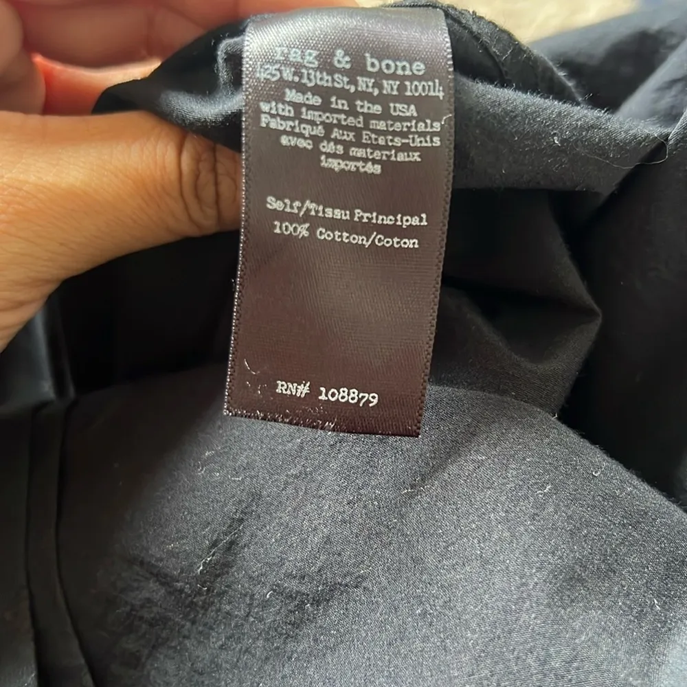 Rag & Bone Kacy Off Shoulder Dress in Black - Image 13