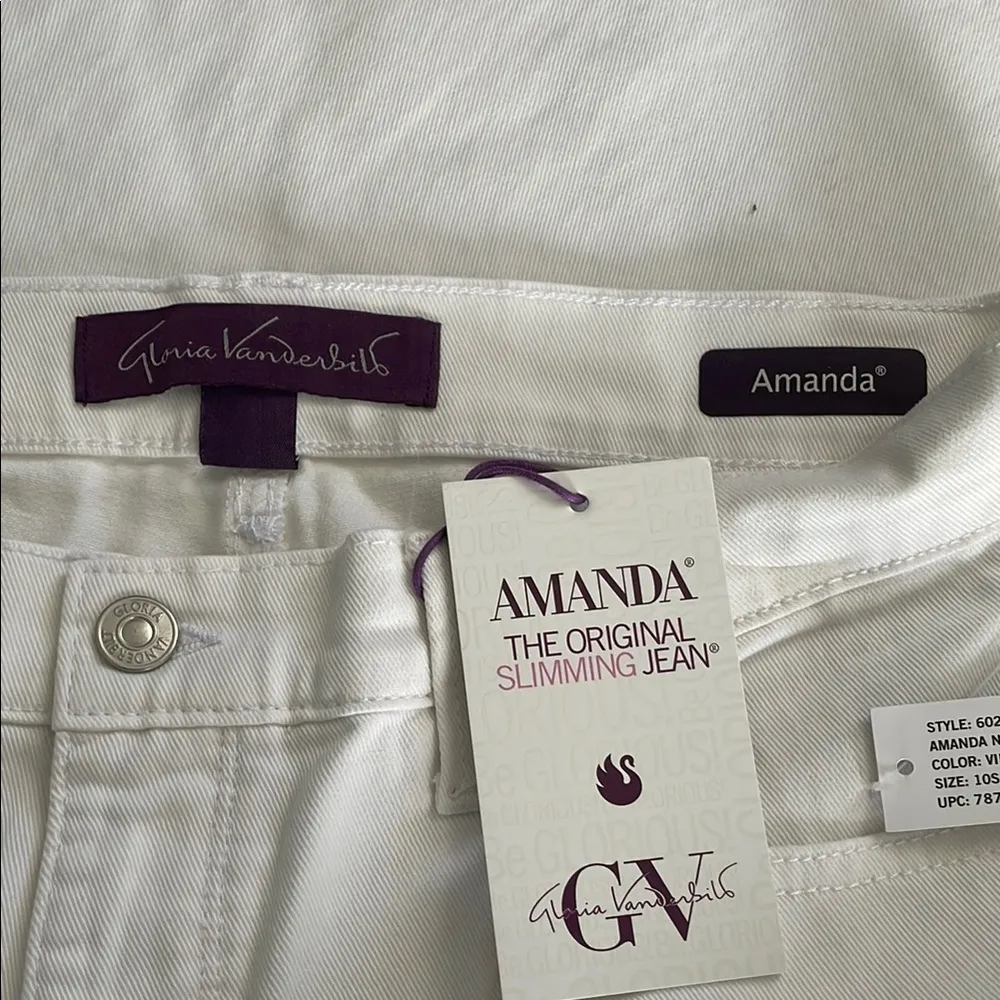 Gloria Vanderbilt Amanda White Jeans - Image 2