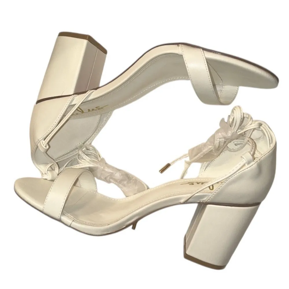 ASOS Lulu’s White Strappy Sandals (Size 11) - Image 9