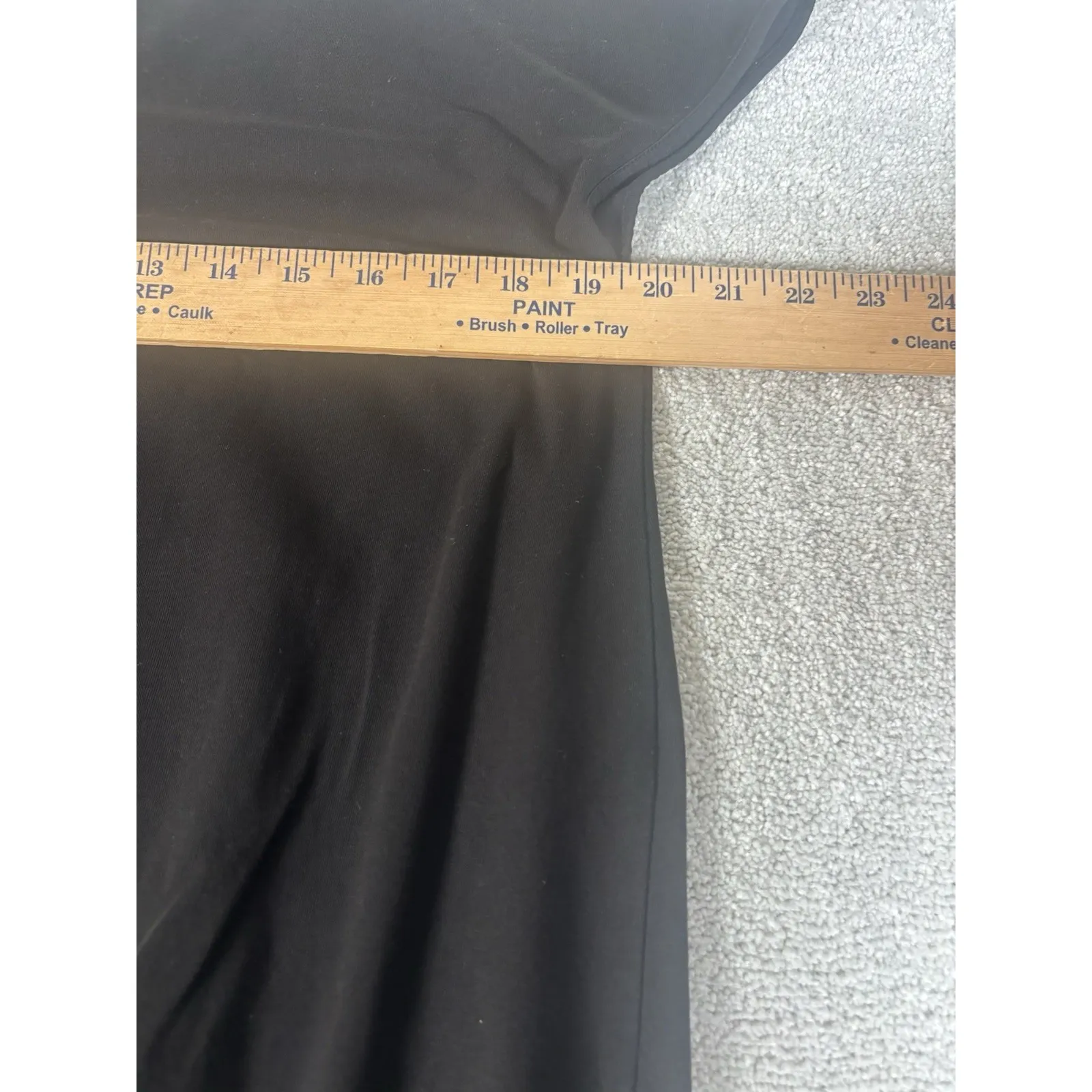 Universal Standard XS Iconic Geneva Dress Crew Neck Solid Black‎ - Image 8