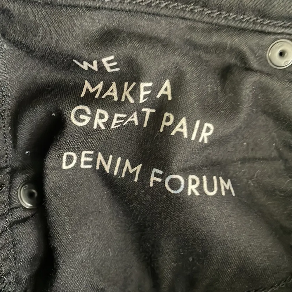 Denim Forum The Lola High Rise Skinny Jeans Black Size 26 - Image 6